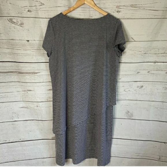 Soft Surroundings Leah LAYERED Shift T-SHIRT Dress - Picture 4 of 7